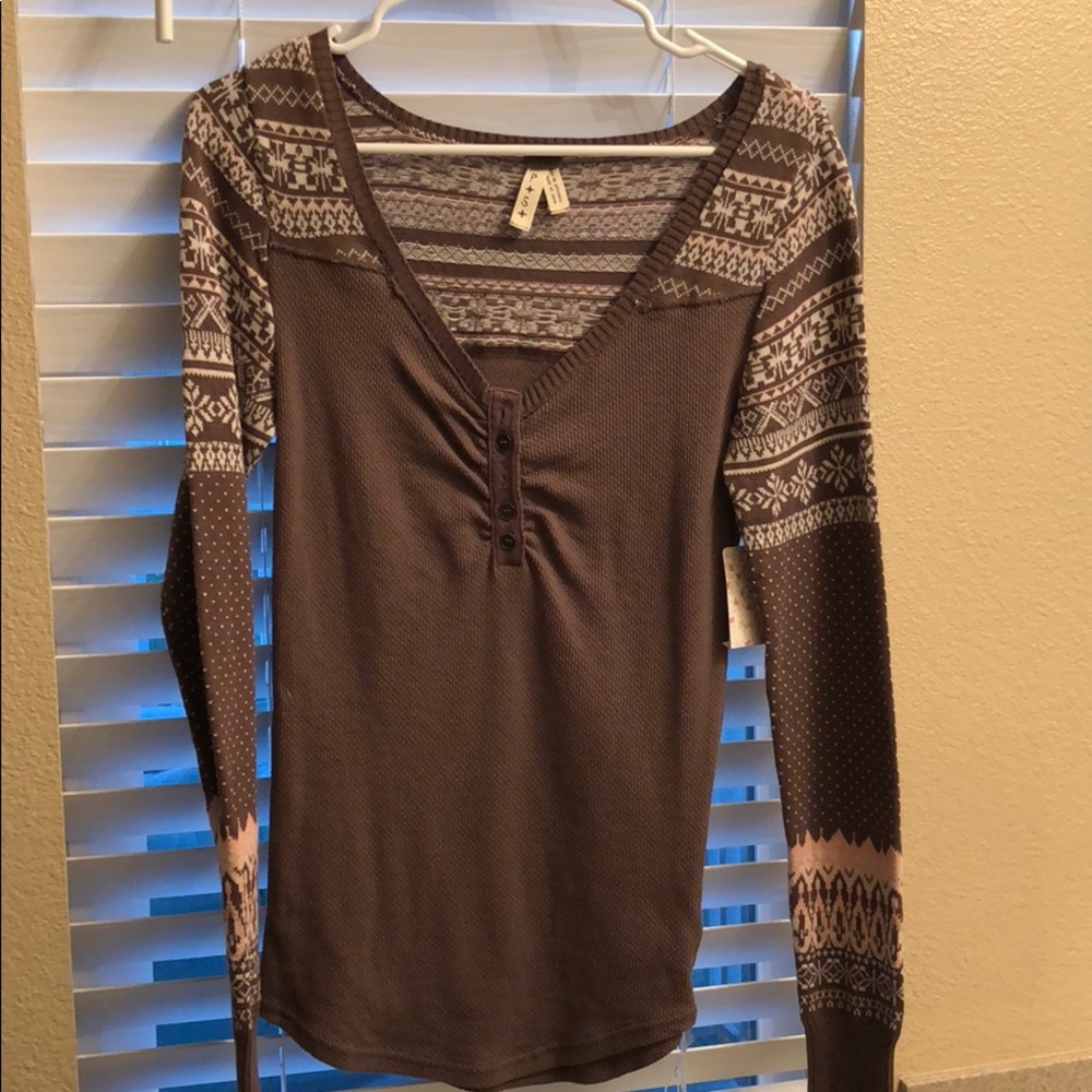 NWT Free people thermal beautiful quality